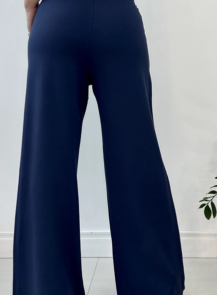 calca wide leg de moletinho