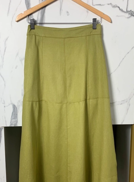 Saia midi linho malu