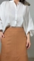 Saia midi linho malu