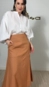 Saia midi linho malu