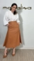 Saia midi linho malu