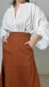 Saia midi linho malu
