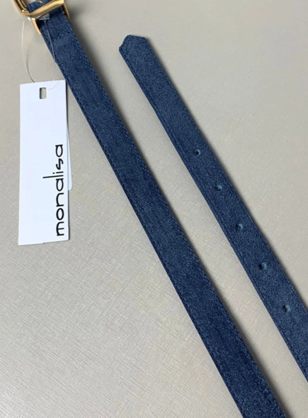 cinto couro camurça fiv metal