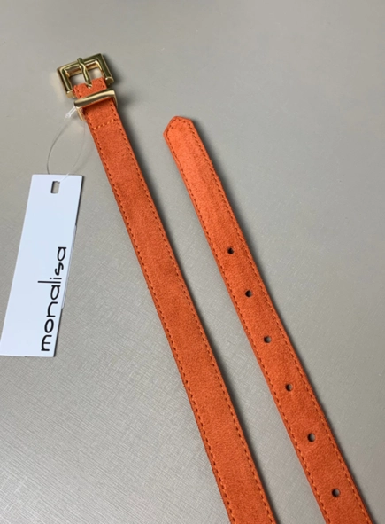 cinto couro camurça fiv metal