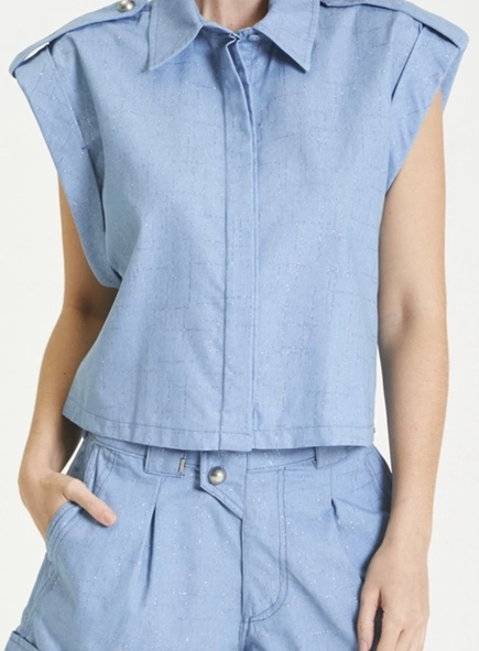 camisa forum jeans shine