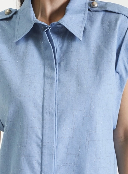 camisa forum jeans shine