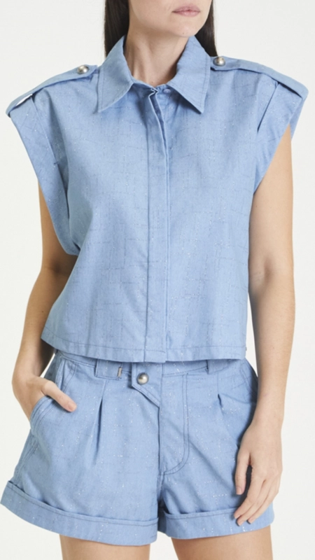 camisa forum jeans shine