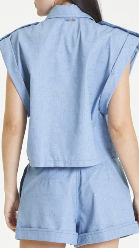 camisa forum jeans shine