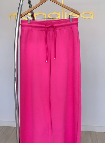 calca forum moletom wide leg