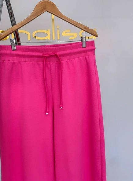 calca forum moletom wide leg