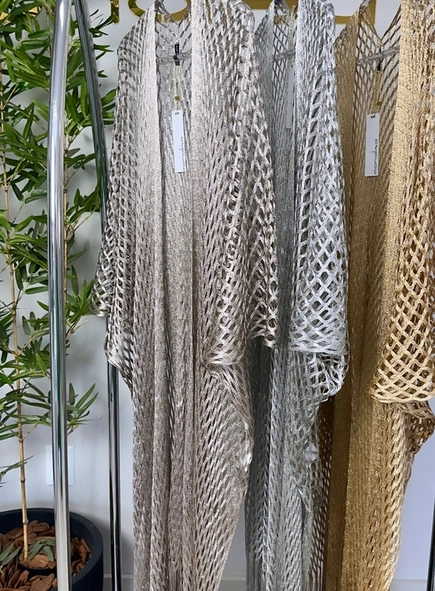 kimono lurex alongado jurerê