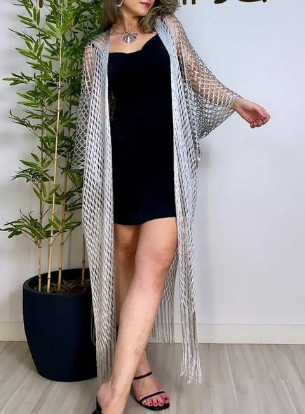 kimono lurex alongado jurerê