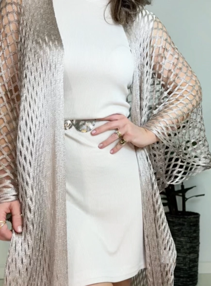 kimono lurex alongado jurerê