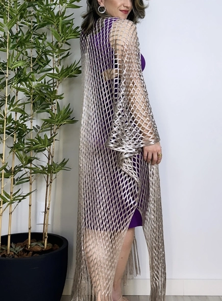 kimono lurex alongado jurerê