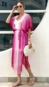Kimono lurex alongado degradê