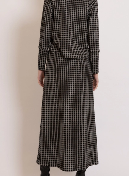 blusa ml xadrez borda barroca