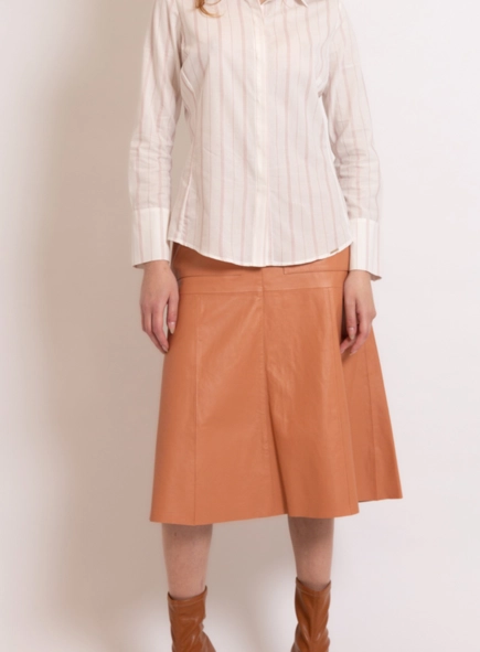 camisa listras borda barroca