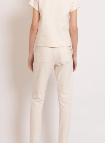 calça quinua malha italiana borda barroca