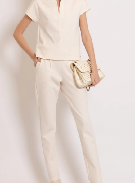 calça quinua malha italiana borda barroca