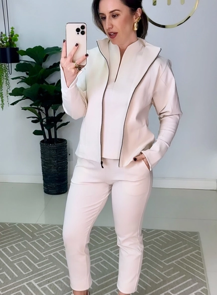 calça quinua malha italiana borda barroca