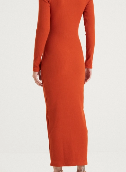 vestido forum canelado belweder premium