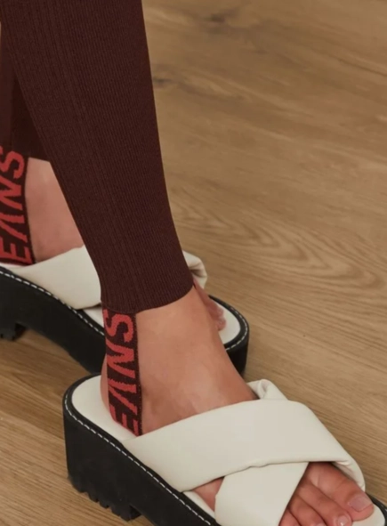 calça fusô tricot animale jeans