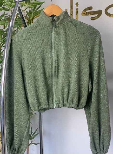 jaqueta malha lurex animale jeans