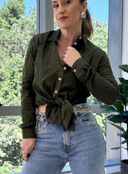 calça reta stone dudalina