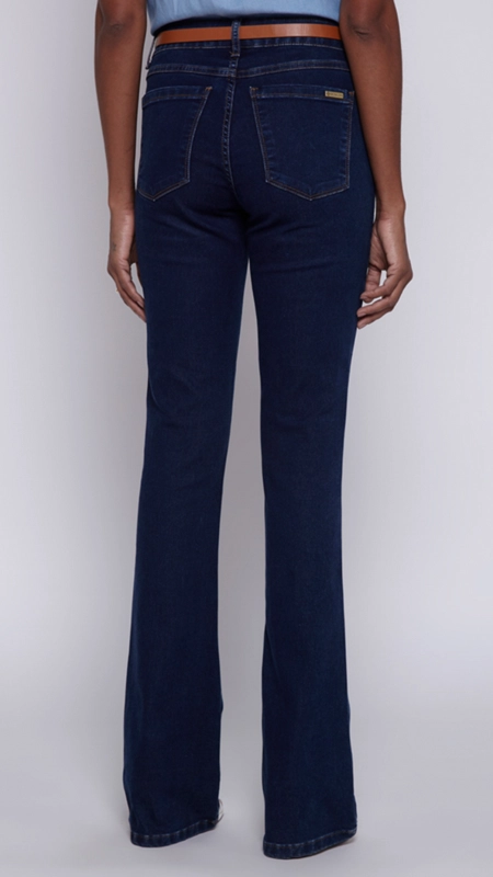 calça jeans bootcut essentials dudalina