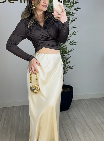 bolsa coração metal