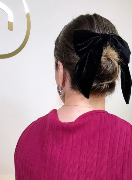 presilha laço veludo