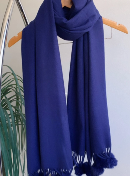 pashmina pompom chic