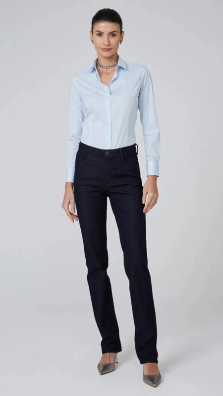 camisa dudalina slim tricoline stretch