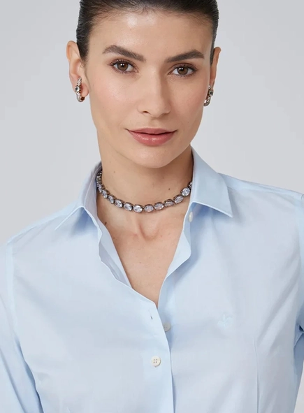 camisa dudalina slim tricoline stretch