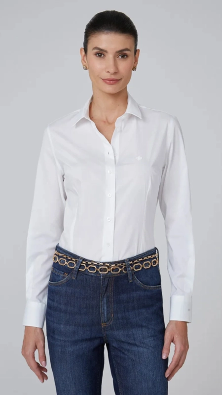 camisa dudalina slim tricoline stretch