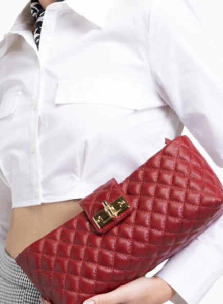 bolsa bucket zip capitonê