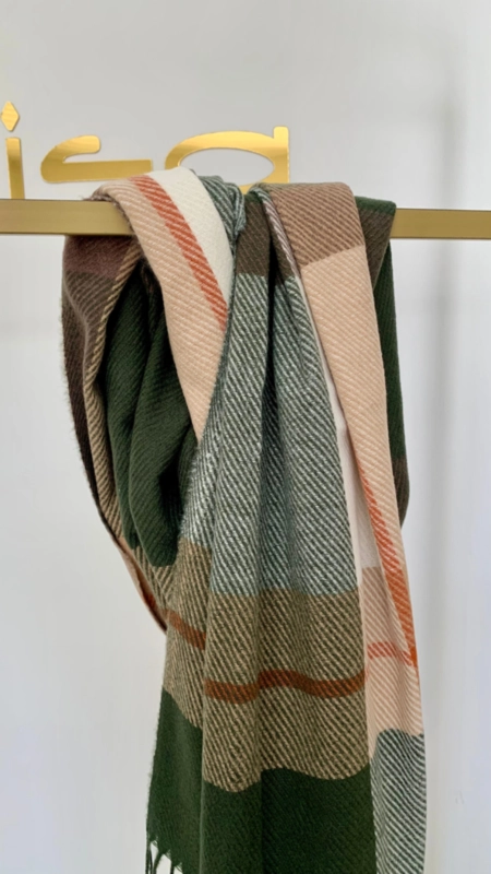 pashmina xadrez vintage