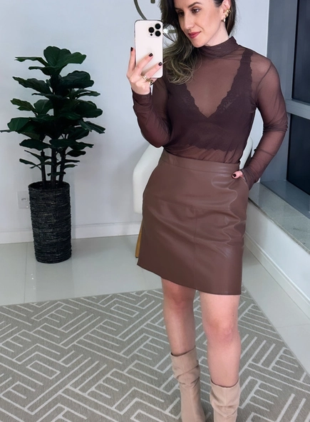 blusa tule básica pietra