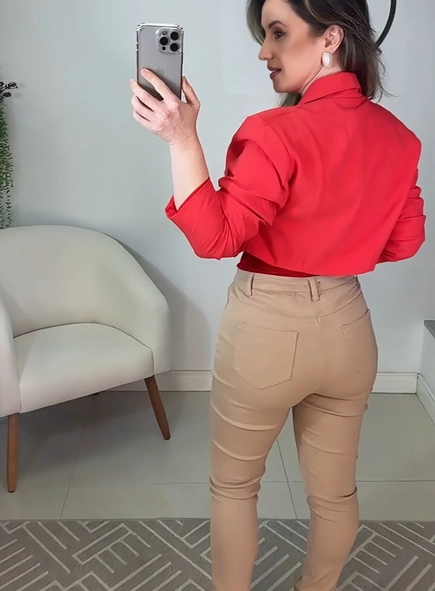 calça skinny sarjasoft