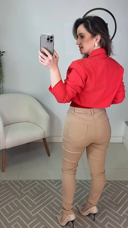 Calça skinny sarjasoft