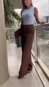 Calça alfaiataria wideleg silvia