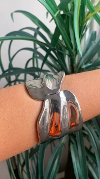 Bracelete amassado