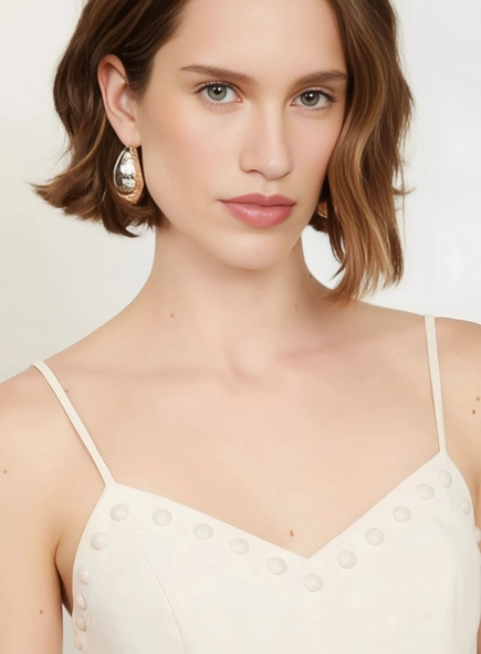 vestido animale jeans like leather aplicação