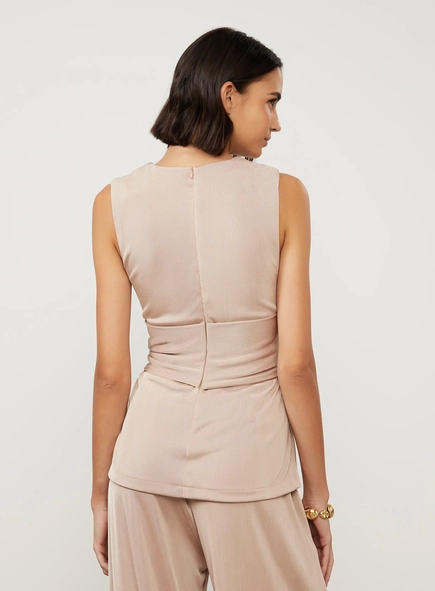 blusa animale detalhe torcido