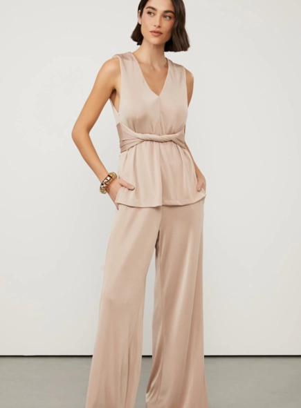 calça animale pantalona cós elástico