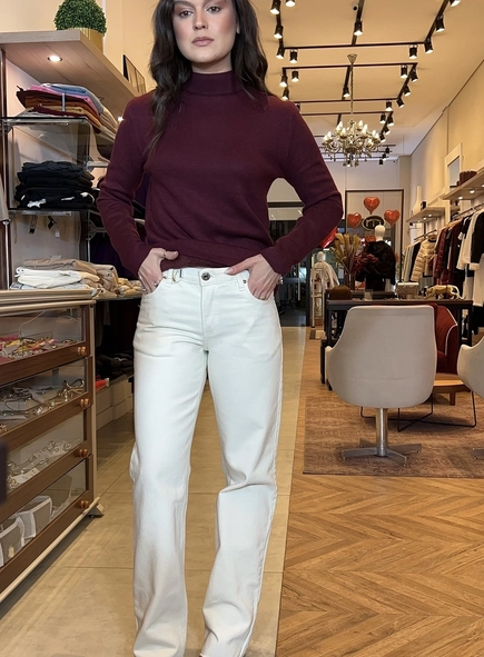 calça sarja low rise reta animale jeans