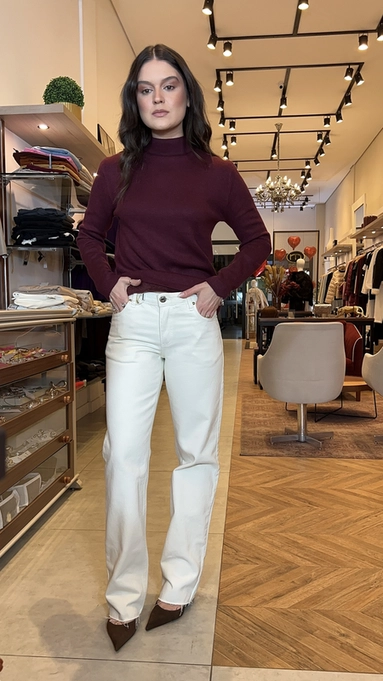 calça sarja low rise reta animale jeans
