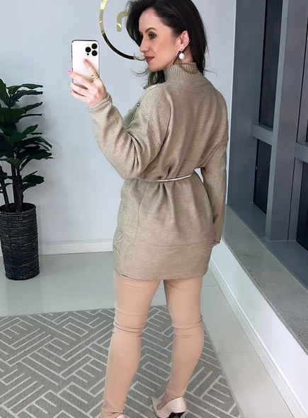 maxi tricot bordado paetê