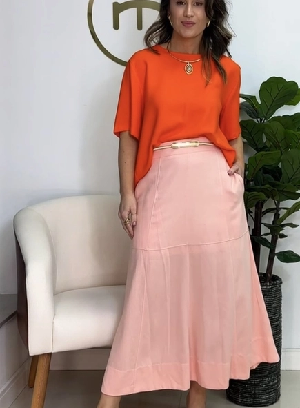 blusa crepe forum raquel premium