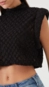blusa muscle forum losangos lurex
